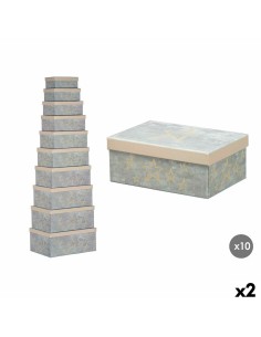 Boîte Décorative Pincello 64 Crème Carton (2 Unités)