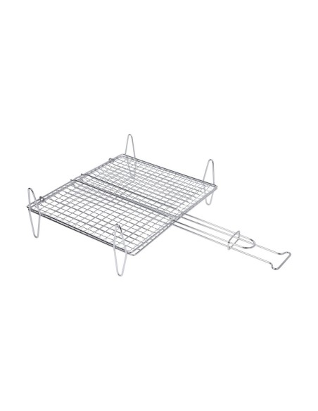 Grille de Barbecue pour Poissons Sauvic Zinc 30 x 35 cm