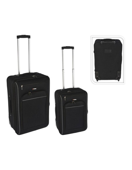 Jeu de valises PR World Ensemble de Voyage Noir