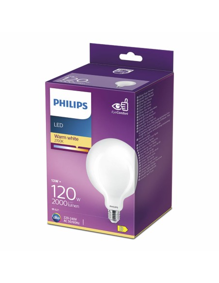 Lampe LED Philips Blanc D 13 W E27 2000 Lm 12,4 x 17,7 cm (2700 K)