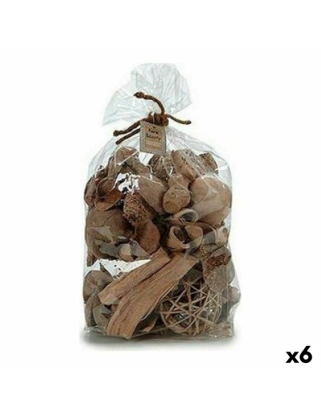 Fleurs décoratives Marron (6 Unités)