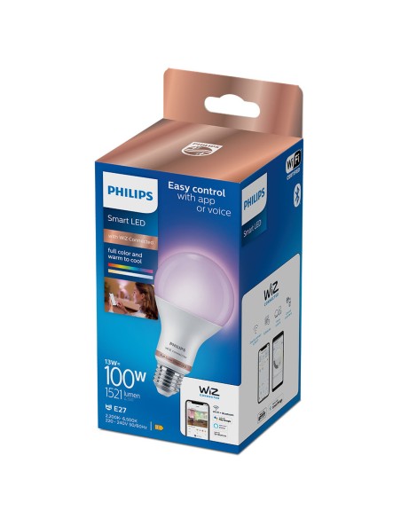 Lampe LED Philips Wiz E 13 W E27 1521 Lm (6500 K) (2200-6500 K)