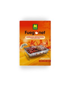 Barbecue Jetable Massó fuegonet el exterior Aluminium