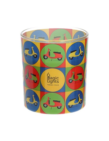 Bougie Magic Lights Motocyclette (7,5 x 8,4 cm)