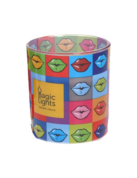 Bougie Magic Lights Lèvres (7,5 x 8,4 cm)