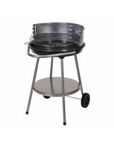 Roues de barbecue au charbon de bois Grill Noir Ø 51 cm
