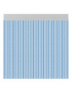 Rideau Acudam Brescia Portes Bleu Extérieur PVC Aluminium 90 x 210 cm