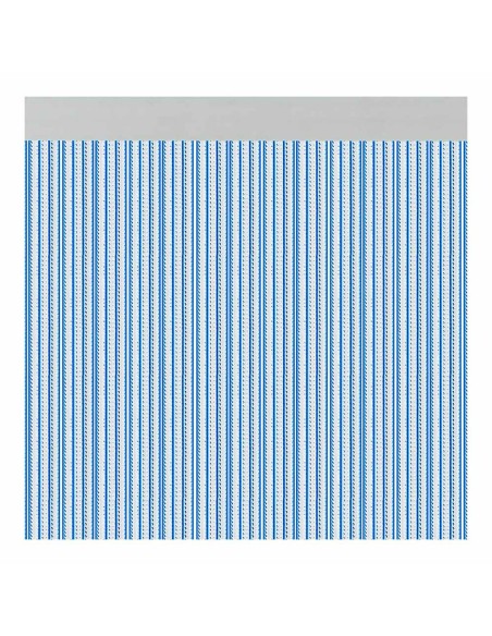 Rideau Acudam Brescia Portes Bleu Extérieur PVC Aluminium 90 x 210 cm