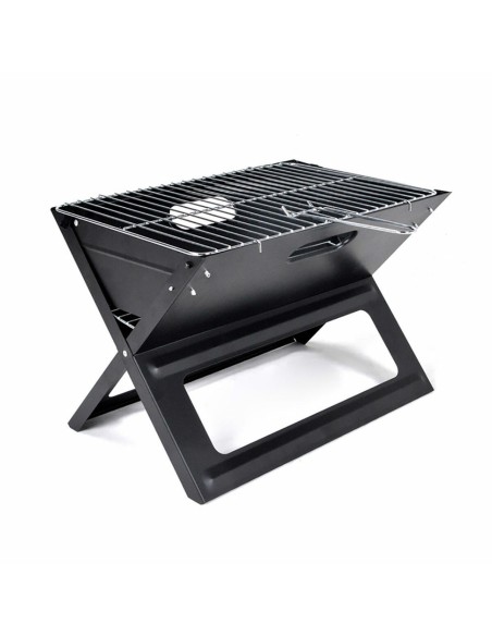 Barbecue Pliable Portatif à Charbon Forme en X 45 x 30 x 35 cm Fer