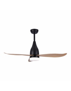 Ventilateur de Plafond avec Lumière EDM 33815 Kattegat Noir 15 W 18 W 2190 Lm