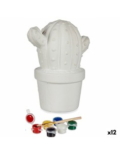 Tirelire à peindre Pincello BS2075L Cactus 12 x 21 x 17 cm (12 Unités)