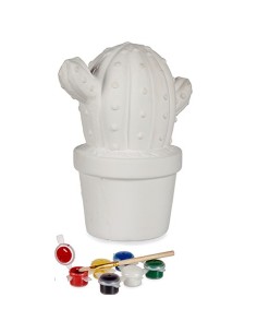 Tirelire à peindre Pincello BS2075L Cactus 12 x 21 x 17 cm (12 Unités) 2