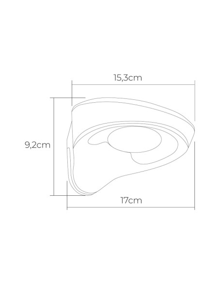 Applique LED EDM 31852 Noir 2 W 1,8 W 200 Lm 155 Lm Solaire Capteur de Mouvement (6500 K)
