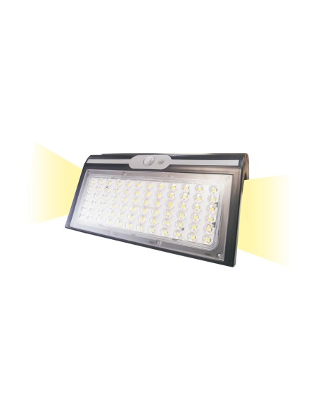 Applique Murale EDM 31849 Noir 6 W 430 Lm 6500 lm Capteur de Mouvement Solaire (6500 K)