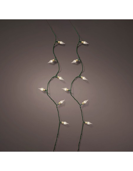Guirlande lumineuse LED Lumineo 493270 Vintage Vert tendre 11,2 m Intérieur