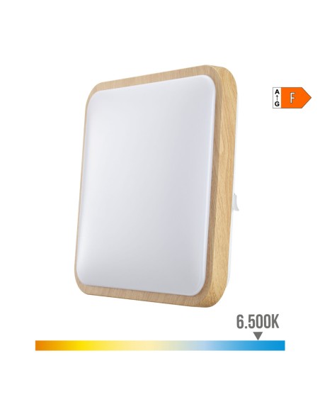 Applique plafond LED EDM 32542 F 18 W 1820 Lm Carré Surface (6400 K)