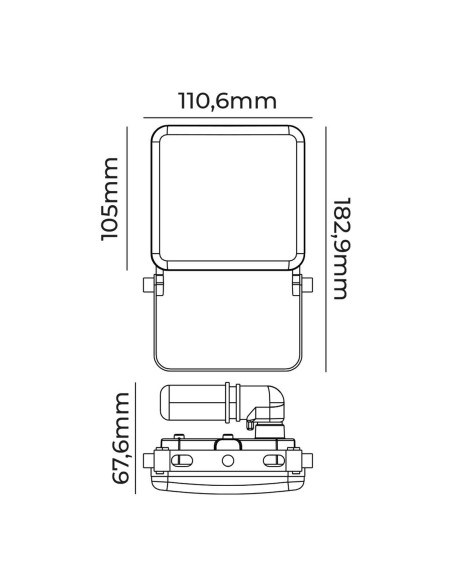 Projecteur EDM 70418 Frameless