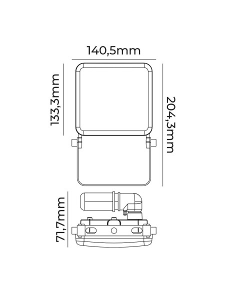 Projecteur EDM 70419 Frameless