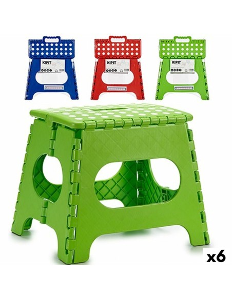 Tabouret Pliant Kipit CH44166-1 Plastique 33 x 26 x 27 cm (6 Unités)