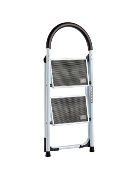 Echelle pliante Kipit KX1402-GREY429 Blanc Noir Gris Métal 38 x 50 x 84 cm (6 Unités)