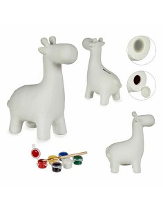 Tirelire à peindre Pincello BS2316 Céramique Girafe 6,8 x 16,2 x 13,2 cm (12 Unités) 2