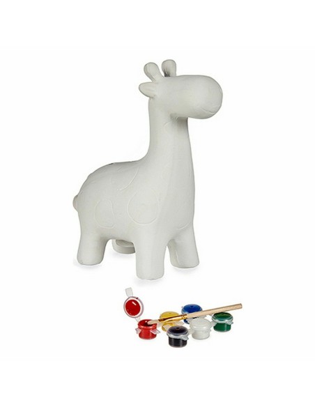 Tirelire à peindre Pincello BS2316 Céramique Girafe 6,8 x 16,2 x 13,2 cm (12 Unités)
