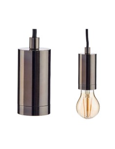 Suspension Noir Métal 60 W (6 Unités) 2