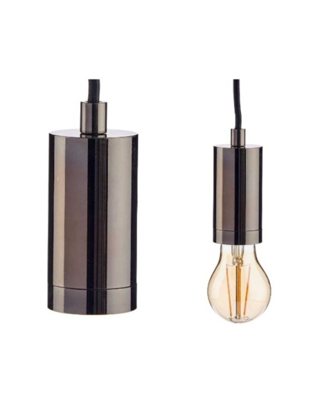 Suspension Noir Métal 60 W (6 Unités)