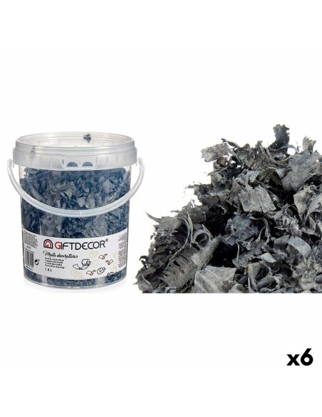 Copeaux décoratifs 1,4 L Gris foncé (6 Unités)