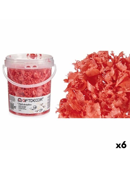 Copeaux décoratifs 1,4 L Corail (6 Unités)