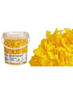 Copeaux décoratifs 1,4 L Jaune (6 Unités) 2