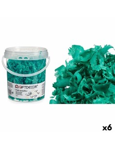 Copeaux décoratifs 1,4 L Turquoise (6 Unités)