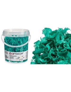 Copeaux décoratifs 1,4 L Turquoise (6 Unités) 2