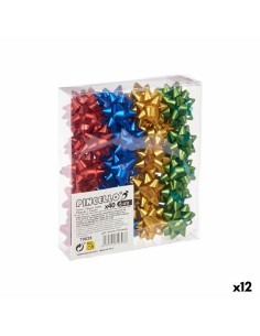 Boucles Pincello 4 PVC 5 x 3,5 x 5 cm Mat Multicouleur (12 Unités)