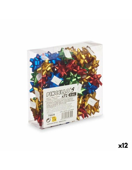 Boucles Pincello 5 PVC 4 cm Mat Multicouleur (12 Unités)