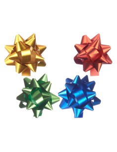 Boucles Pincello 5 PVC 4 cm Mat Multicouleur (12 Unités) 2