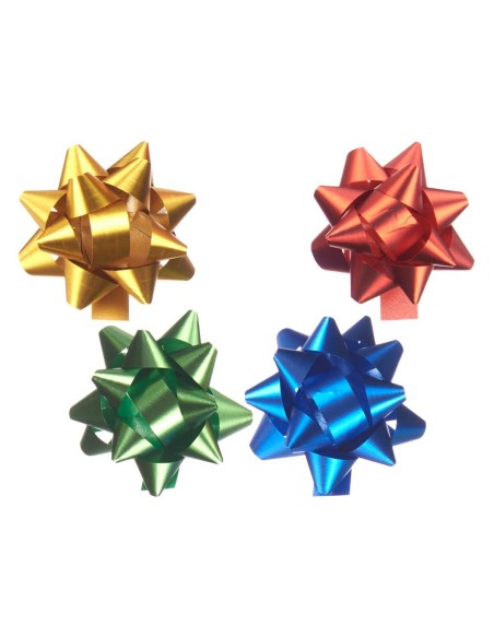 Boucles Pincello 5 PVC 4 cm Mat Multicouleur (12 Unités)