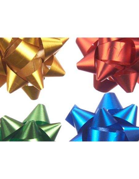 Boucles Pincello 5 PVC 4 cm Mat Multicouleur (12 Unités)
