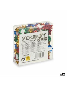 Boucles Pincello 6 PVC 2,3 cm Mat Multicouleur (12 Unités)