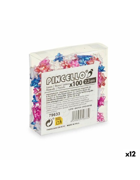 Boucles Pincello 9 PVC 2,3 cm Brille Gâteau (12 Unités)