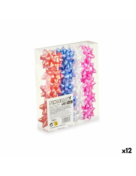 Boucles Pincello 7 PVC 6 cm Brille Gâteau (12 Unités)