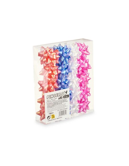 Boucles Pincello 7 PVC 6 cm Brille Gâteau (12 Unités)
