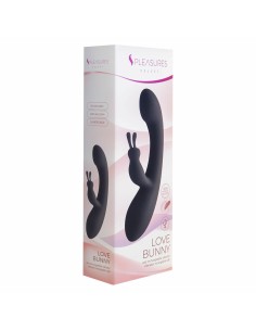 Vibromasseur Lapin S Pleasures Noir Rose