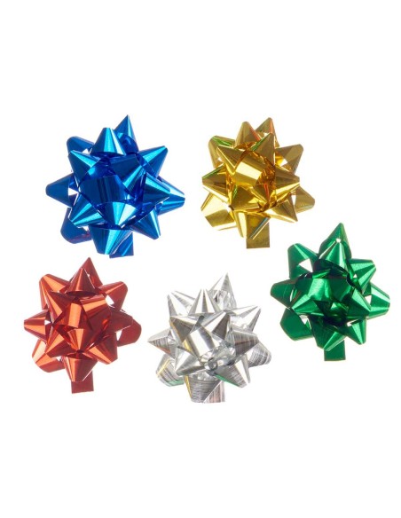 Boucles Pincello 3 PVC 2,3 cm Brille Multicouleur (12 Unités)
