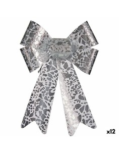 Lien Krist+ HJ1-12011 Argenté PVC Imprimé 16 x 24 x 4 cm Décorations de Noël (12 Unités)