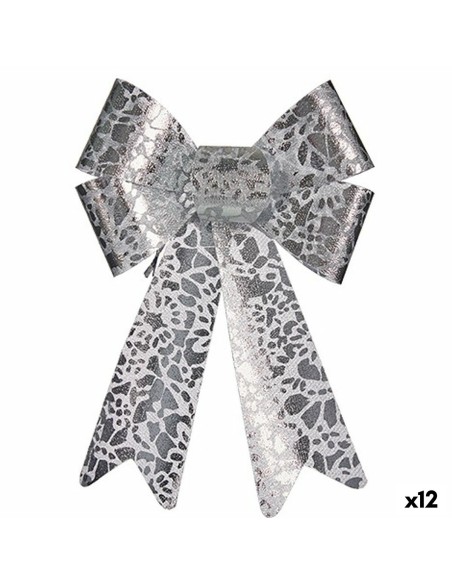 Lien Krist+ HJ1-12011 Argenté PVC Imprimé 16 x 24 x 4 cm Décorations de Noël (12 Unités)