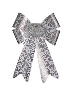 Lien Krist+ HJ1-12011 Argenté PVC Imprimé 16 x 24 x 4 cm Décorations de Noël (12 Unités) 2