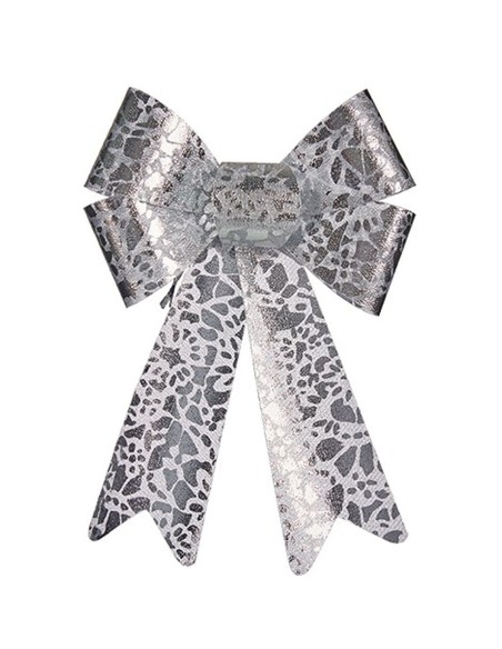 Lien Krist+ HJ1-12011 Argenté PVC Imprimé 16 x 24 x 4 cm Décorations de Noël (12 Unités)