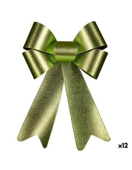 Lien Krist+ HJ1-12063 Vert PVC 16 x 24 x 4 cm Décorations de Noël (12 Unités)