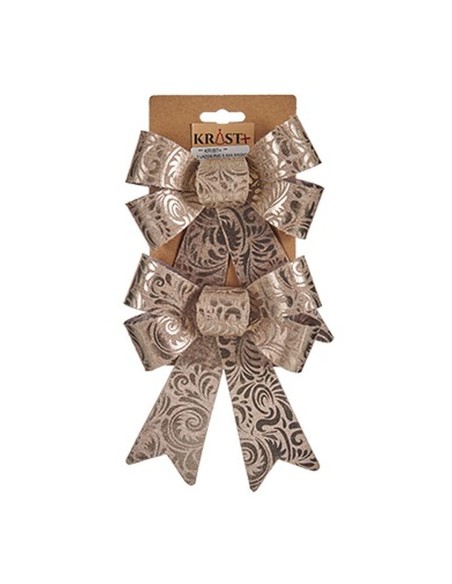 Lien Krist+ HJ1-12010 Bronze PVC 15 x 4 x 16 cm Décorations de Noël (12 Unités)